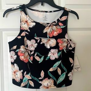 Floral crop top